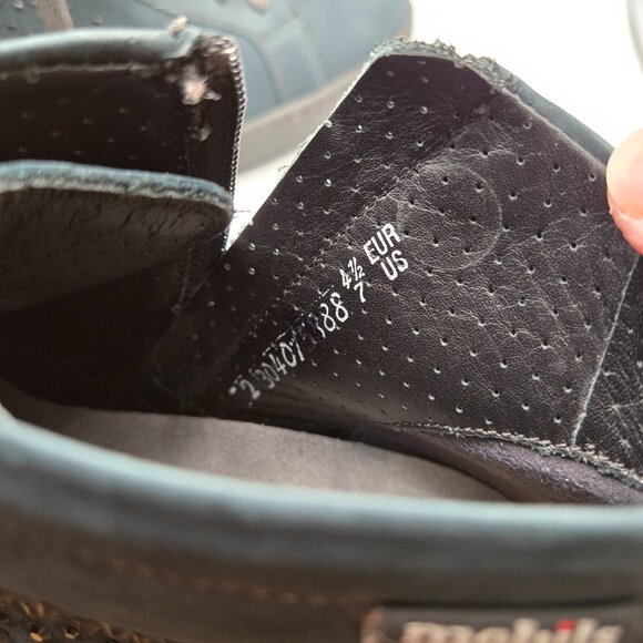 Mephisto Mobils Huguette Style Natural Rubber Sole Leather Rhinestone Embelished - Picture 10 of 13